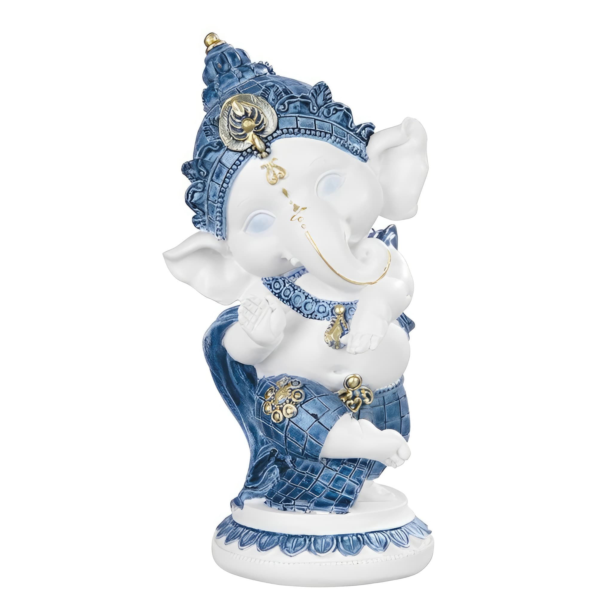 FC Design - 6"H Ganesh Dancing Figurine Statue Office Desk Tabletop Home Decor Gift - Multi-Color