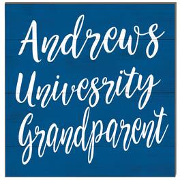 Jardine - Andrews University Cardinals 10'' x 10'' Grandparent Plaque - Blue