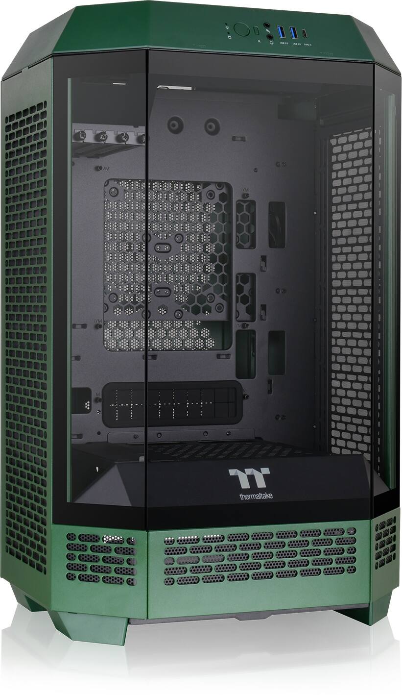 Thermaltake The Tower 300 Micro ATX PC Case Racing Green CA Thermaltake The Tower 300 Micro ATX PC Case Racing Green CA