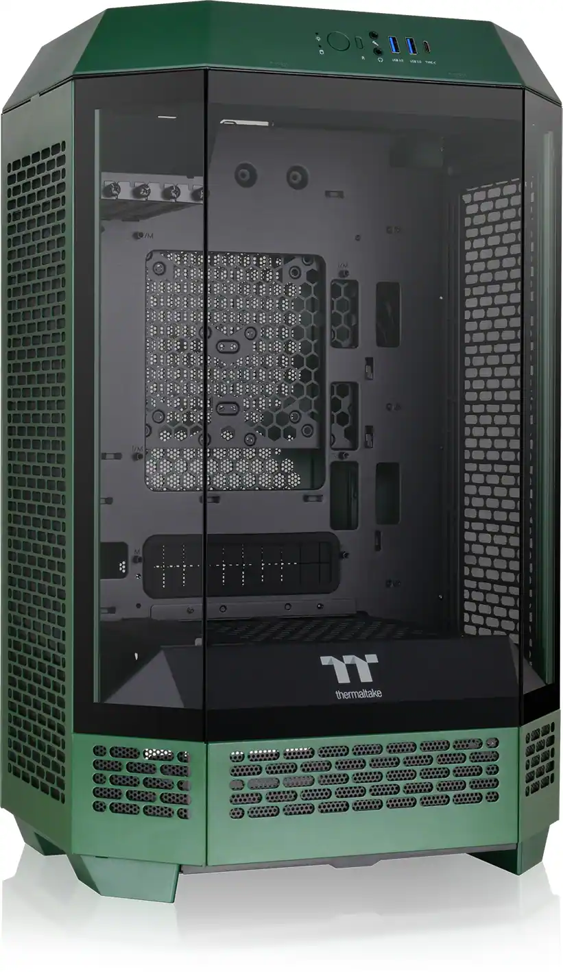 Thermaltake The Tower 300 Micro ATX PC Case Racing Green CA-1Y4