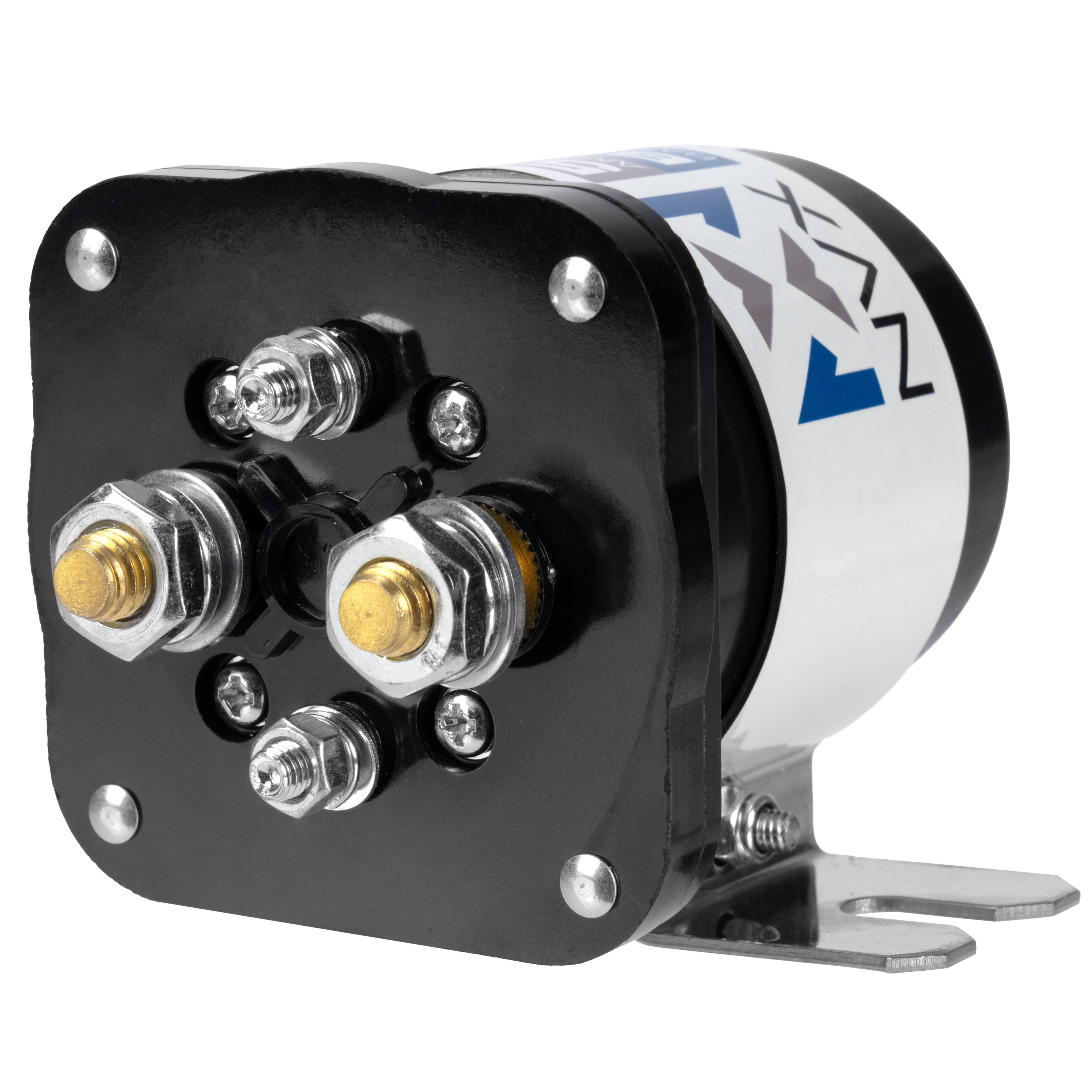 Left. NVX - BIR200 200 AMP Battery Relay Isolator and Relay for Cars, RVs, ATVs, UTVs, and Boats..