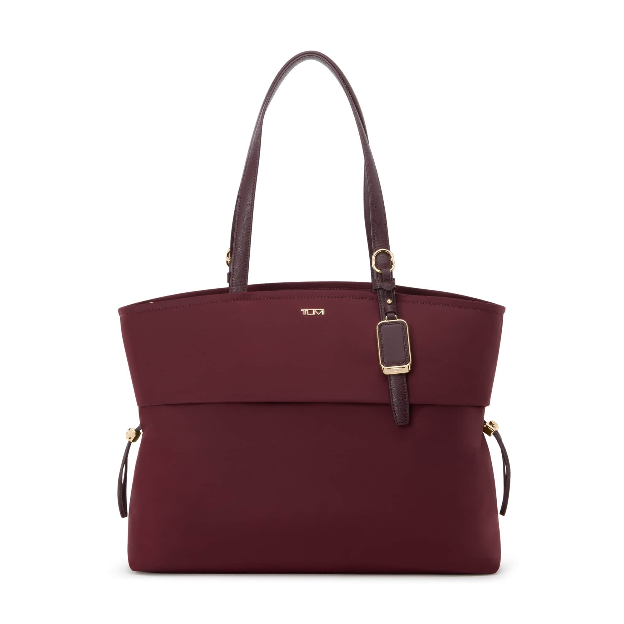 TUMI - Voyageur Cam Large Tote Bag - Wine - Front_Zoom