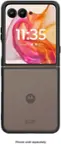 The text on the image reads: "11:35 Tue, Apr 3 100% M razr Phone sold separately".