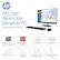 HP 23.8" All-in-One Desktop PC - Best for school and hobbies - AMD Ryzen 5 7520U processor - AMD Radeon Graphics - 8 GB RAM - 512 GB SSD - FHD 23.8" diagonal Full High Definition HP True Vision FHD IR camera - Height adjustable stand