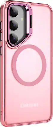 Angle. SaharaCase - Venture Series Kickstand Case for Samsung Galaxy S25 - Desert Rose.