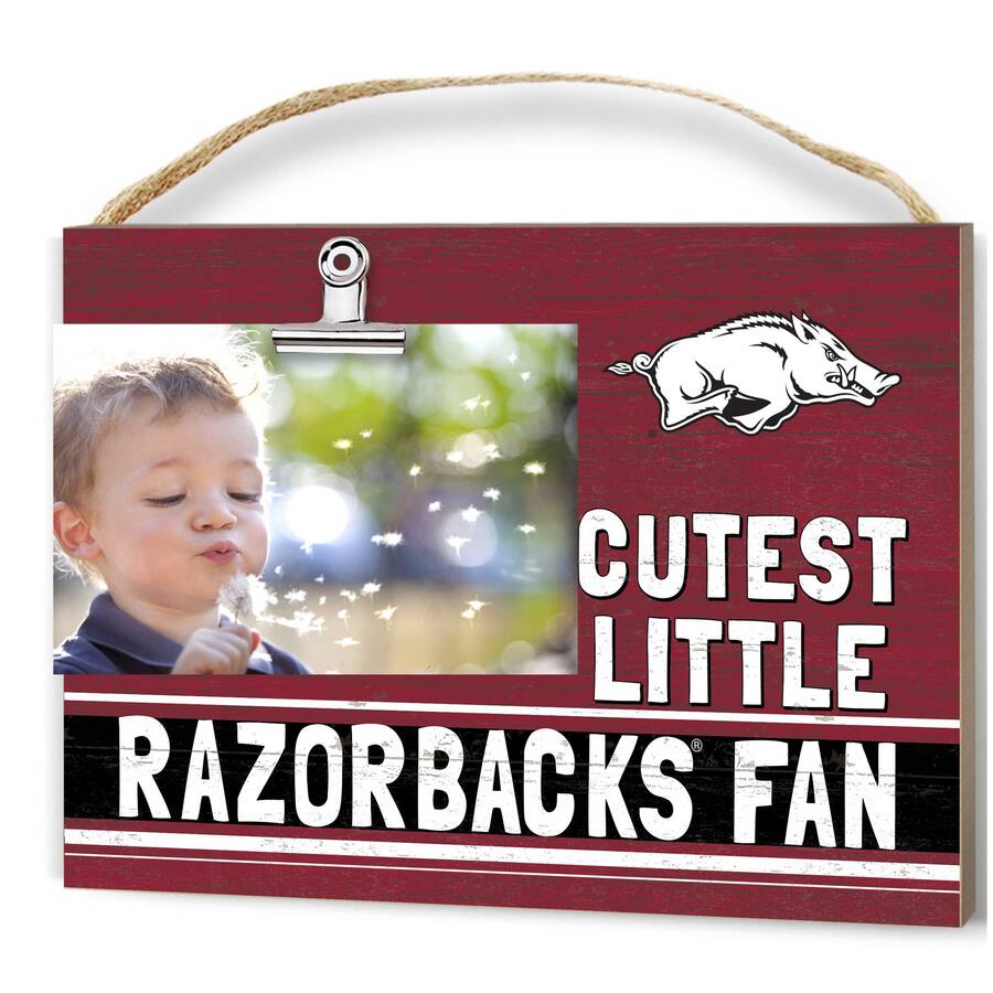 Arkansas Razorbacks Frame Jardine Arkansas Razorbacks 8'' x 10'' Cutest Little Team Logo Clip ...