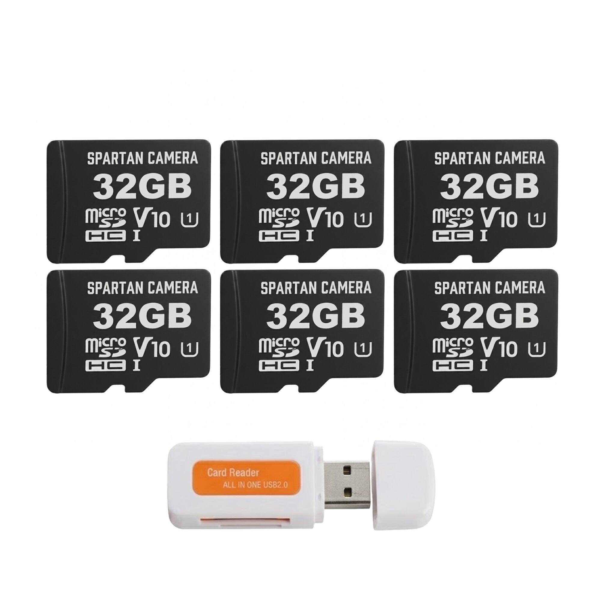 SPARTAN CAMERA 32GB micro SD V10 U HC I

Card Reader ALL IN ONE USB2.0