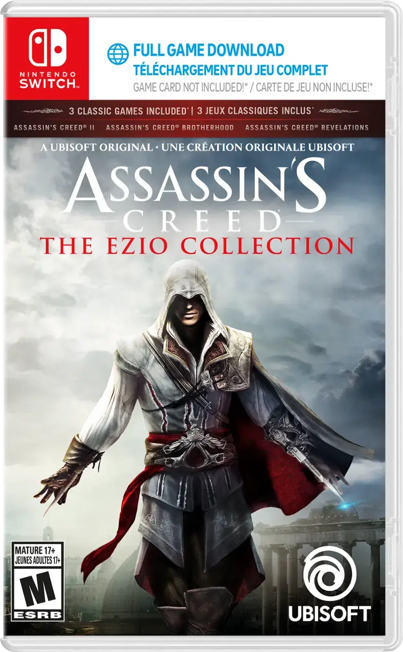 Assassin’s Creed The Ezio Collection (Code in Box) - Nintendo Switch, Nintendo Switch – OLED Model, Nintendo Switch Lite