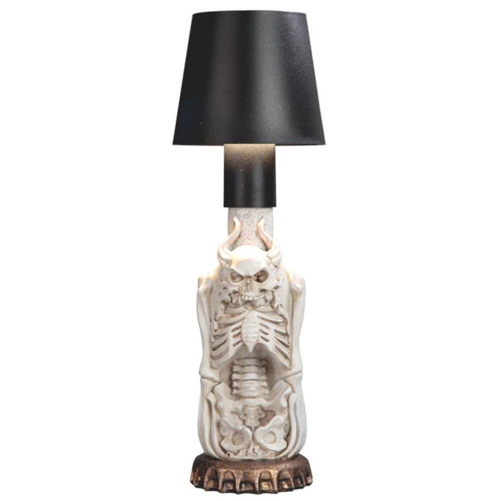 Front. FC Design - FC Design 13"H Skull LED Lamp Lamp Decorative Table Lamp – Stylish Decor & Gift Idea - Multicolor.