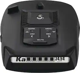 Cobra - RAD 490i Radar and Laser Detector, works with Apple CarPlay/Android Auto - Black