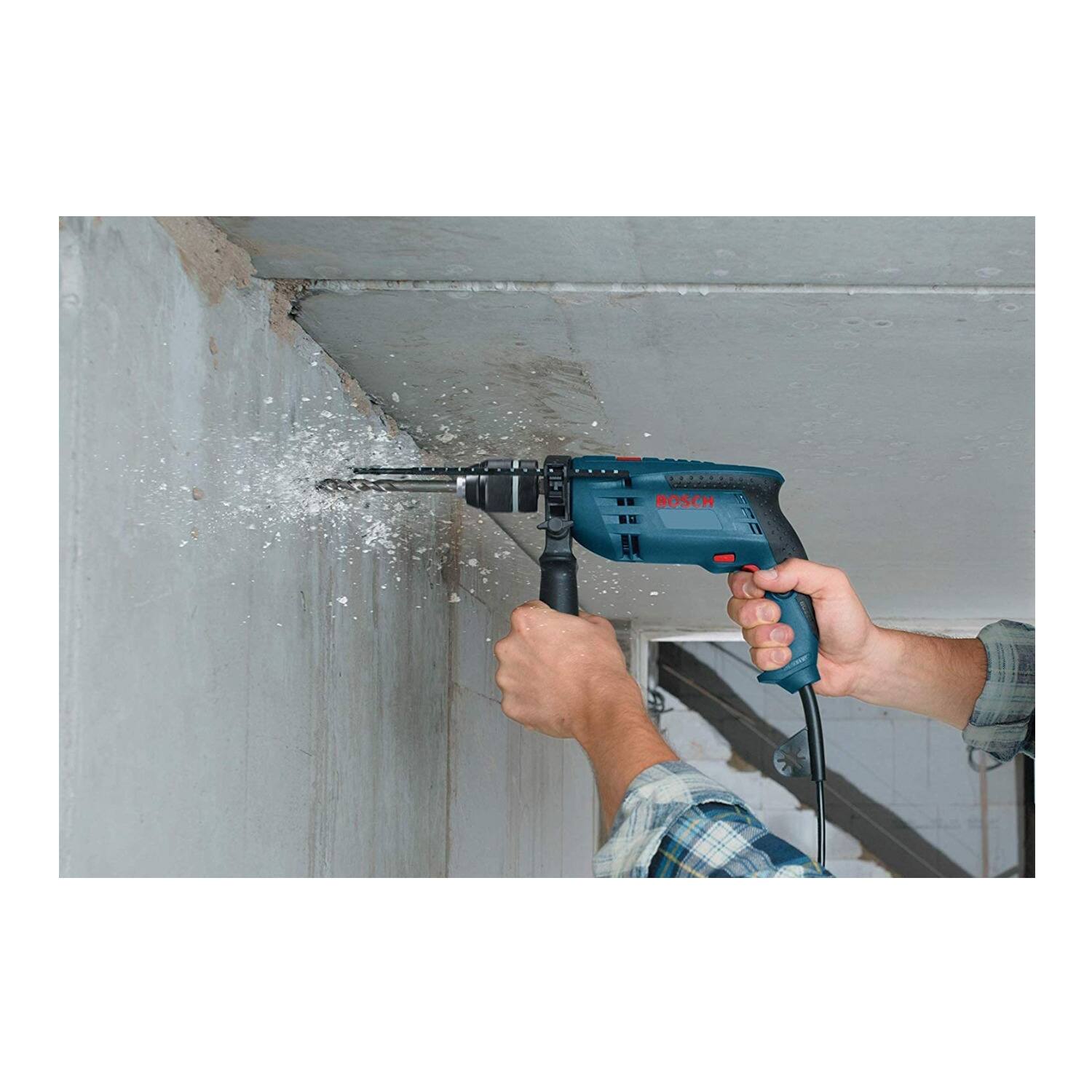 Angle. Bosch - Bosch 1191VSRK 1/2-Inch 7-Amp Corded Variable-Speed Hammer Drill.