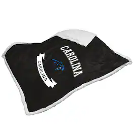 Logo Brands - Carolina Panthers 50" x 60" Sherpa Blanket - Multicolor
