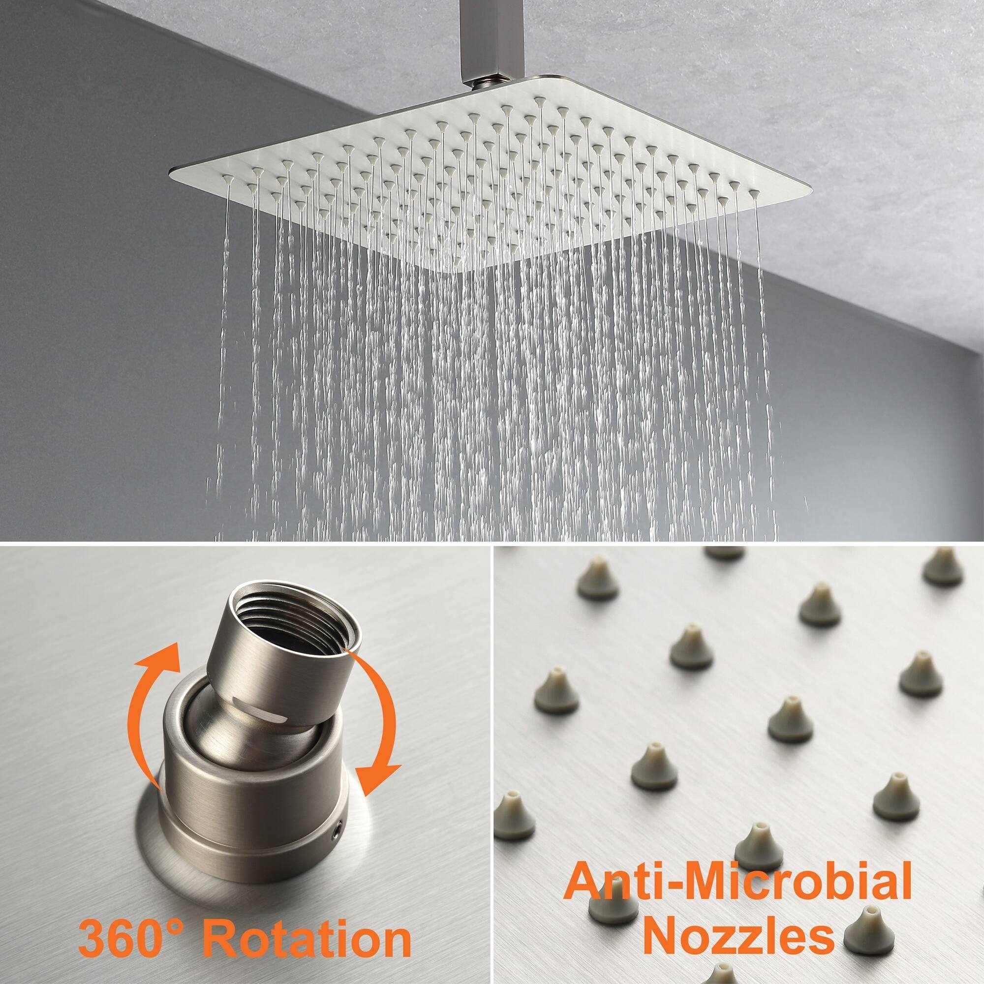 Anti-Microbial 360° Rotation Nozzles