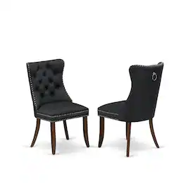 East West Furniture - Parson Dining Room Chairs - Red