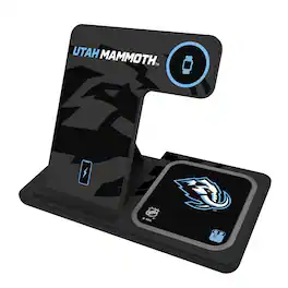 Keyscaper - Utah Mammoth Tilt 3-in-1 Charging Station - Black