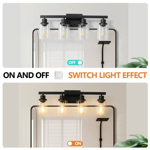 ON AND OFF SWITCH LIGHT EFFECT