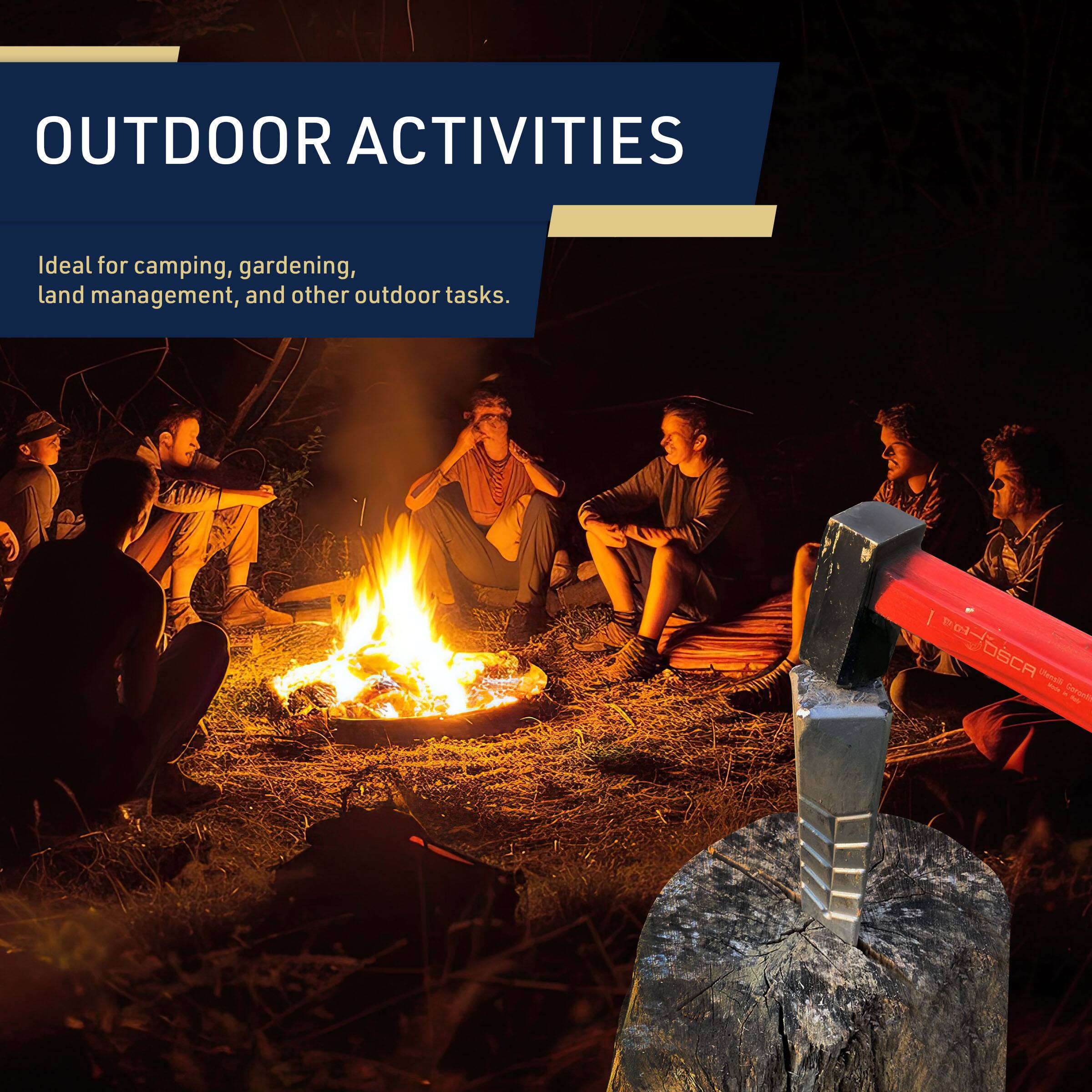 OUTDOOR ACTIVITIES

Ideal for camping, gardening, land management, and other outdoor tasks.
