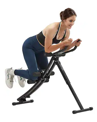 Front. VEVOR - AB Workout Machine, Ab Workout Equipment at Home Gym, Core & Abdominal Trainers - Black.
