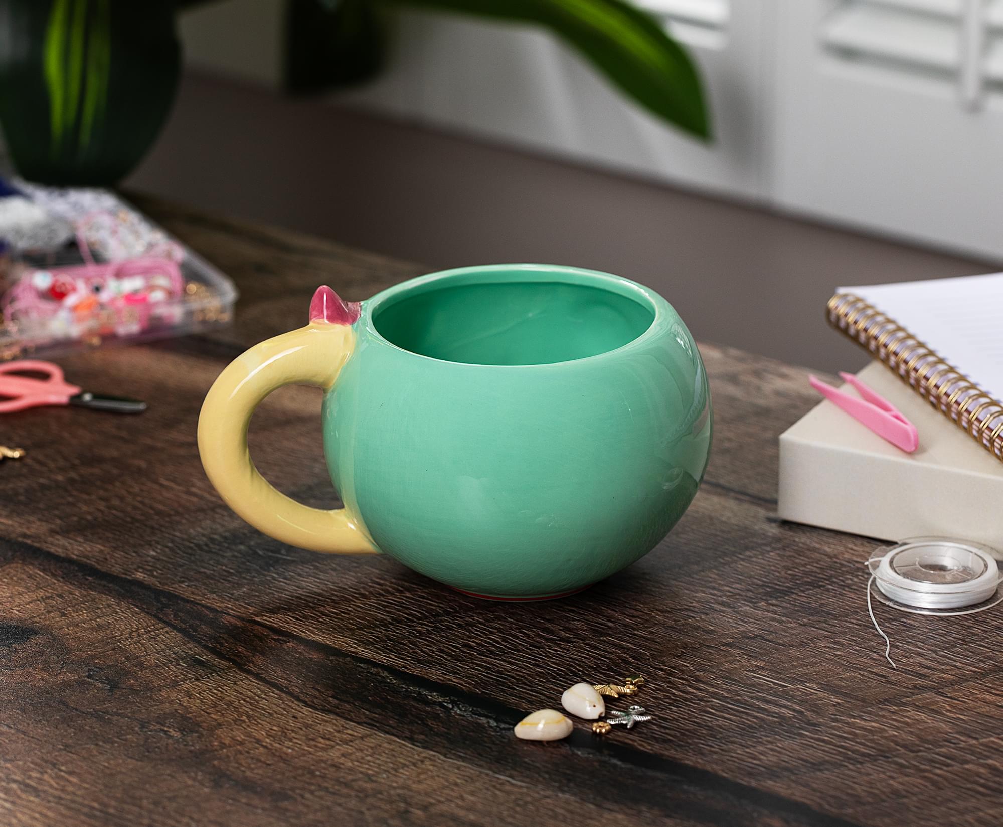 Alt View 2. Silver Buffalo - Disney Lilo & Stitch Scrump 3D Sculpted Ceramic Mug | Holds 21 Ounces - Multi-Colored.