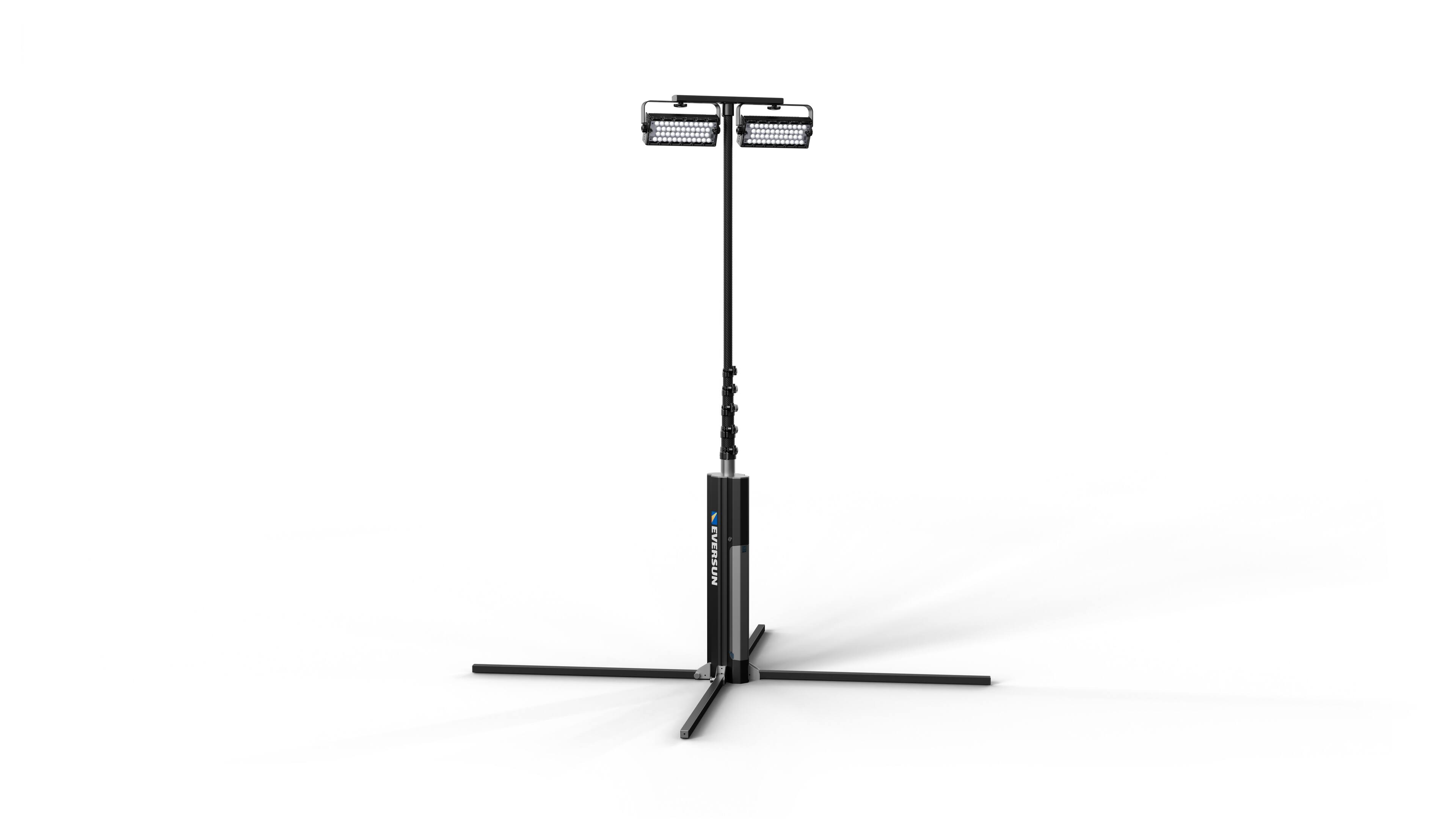 Front. Eversun - Apollo S Portable Lighting Tower for Events, Sports, Construction, Emergency Response.