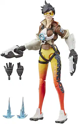 Hasbro - Overwatch Ultimates Series 6 Inch Action Figure | Tracer - Yellow