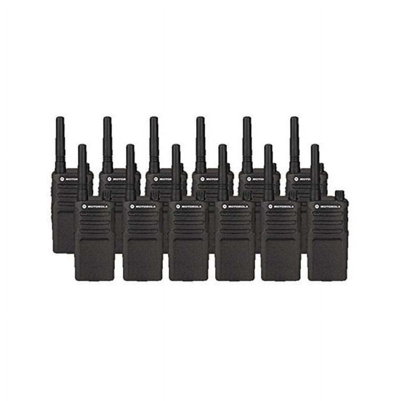 Alt View 7. Motorola - 12 Pack of Motorola RMM2050 Two way Radio Walkie Talkies - Black.