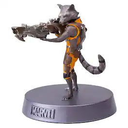 Eaglemoss Marvel Heavyweights 1:18 Metal Statue | Rocket Racoon - Yellow