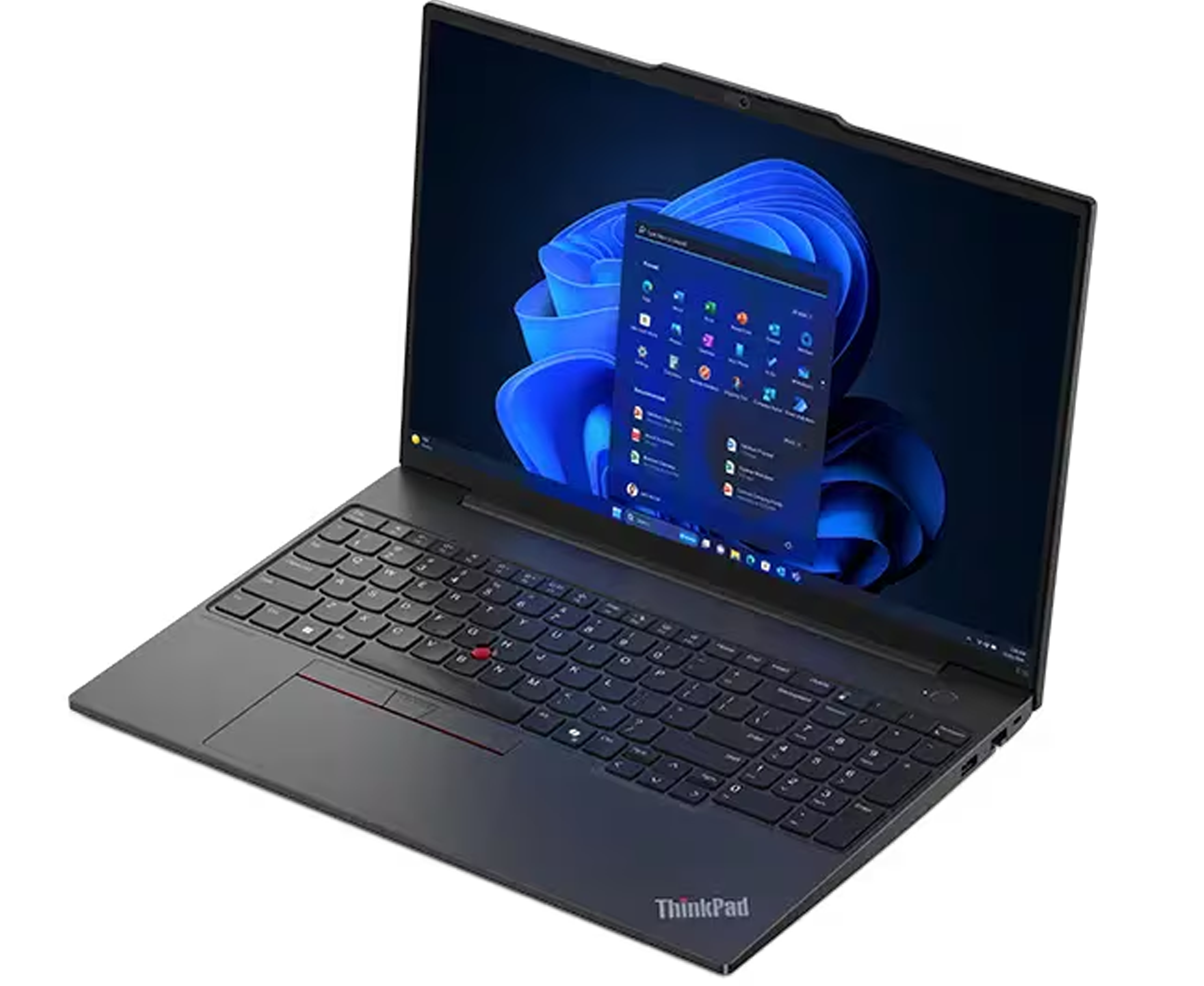 Alt View 8. Lenovo - Lenovo ThinkPad E16 Laptop 16.0 WUXGA (AMD Ryzen 7 7735U, 32GB DDR5, 2TB PCIe SSD, AMD Radeon, Win 11 Pro) - Graphite Black.