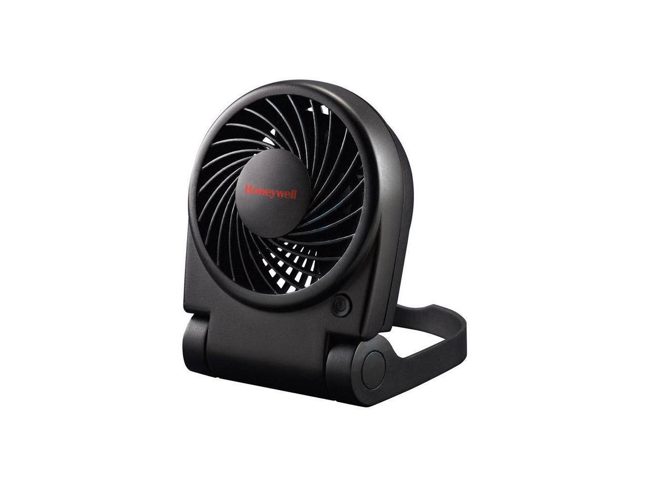 Alt View 3. Honeywell - Honeywell Turbo On The Go USB/Battery Powered Fan Black HTF090B - Black.