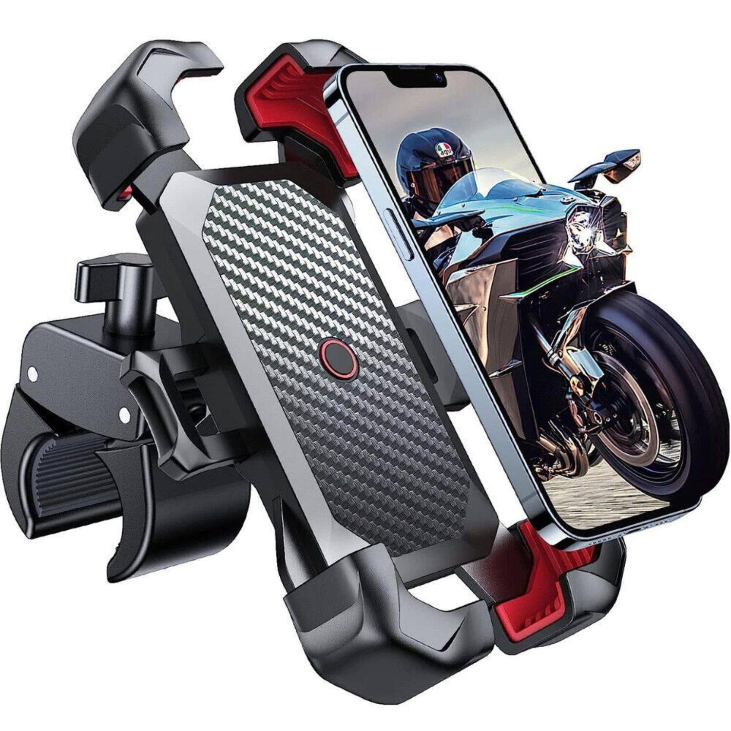 Angle. Stock Preferred - Motorcycle Phone Mount Auto Lock - MPH-100A.