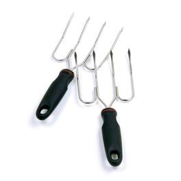 Norpro - Turkey and Poultry Lifters, Set of 2, Stainless Steel - Black