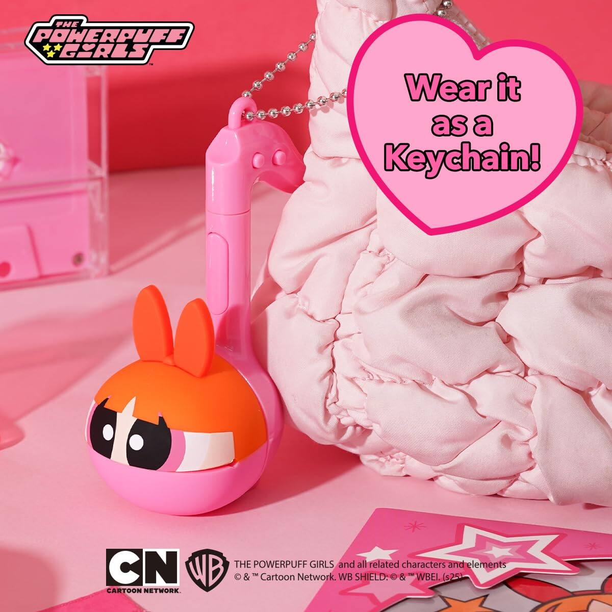 PHE POWERPUFF GIRLS Wear it as a Keychain! C N THE POWERPUFF GIRLS and all related characters and elements WB & TM Cartoon Network. WB SHIELD: & TM WBEI. (s25) CARTOON NETWORK.