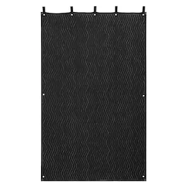 VEVOR - Sound Dampening Blankets,Soundproof Curtains with 80 x 48 in, Soundproof Blanket with Grommets, Studio Grommeted Blanket - Black