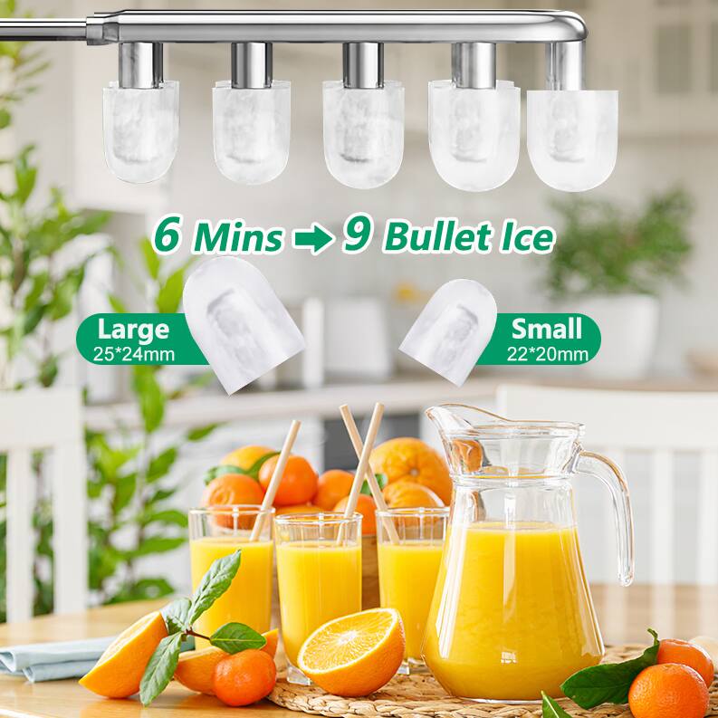 6 Mins → 9 Bullet Ice  
Large 25*24mm  
Small 22*20mm