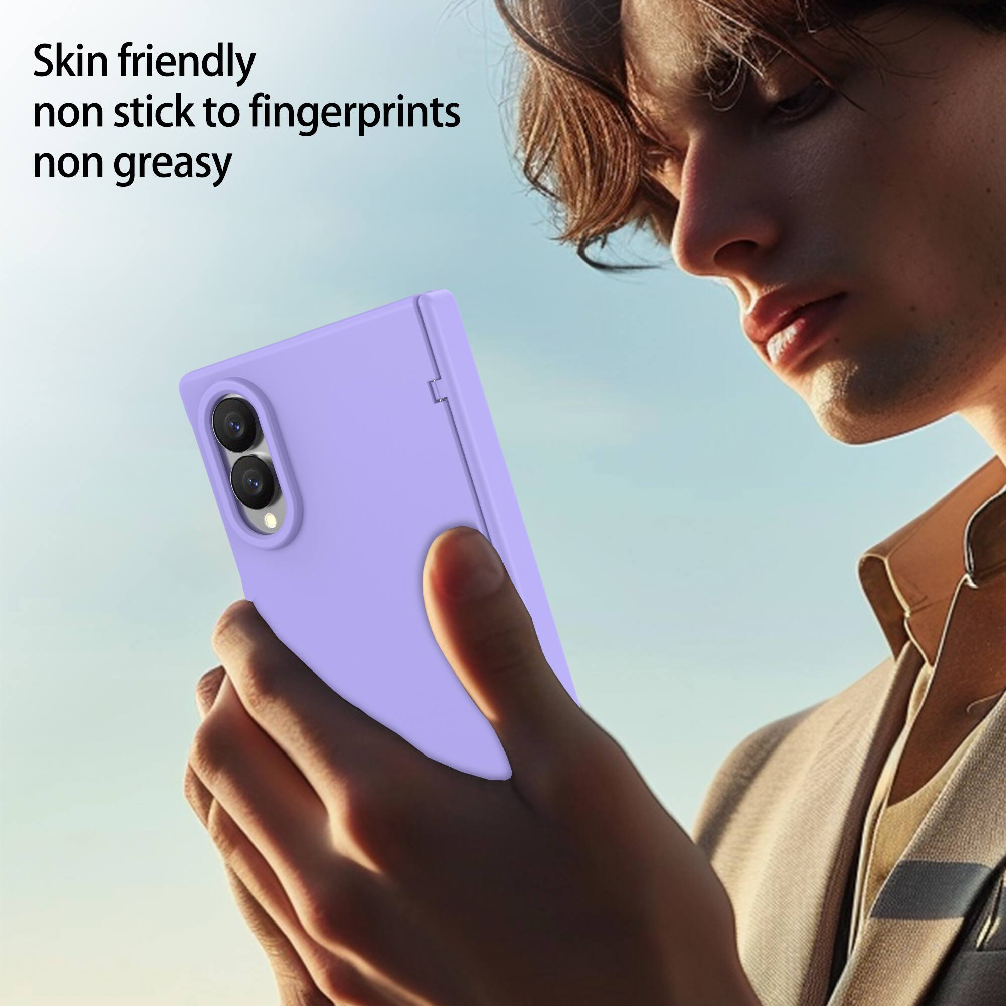 Skin friendly non stick to fingerprints non greasy