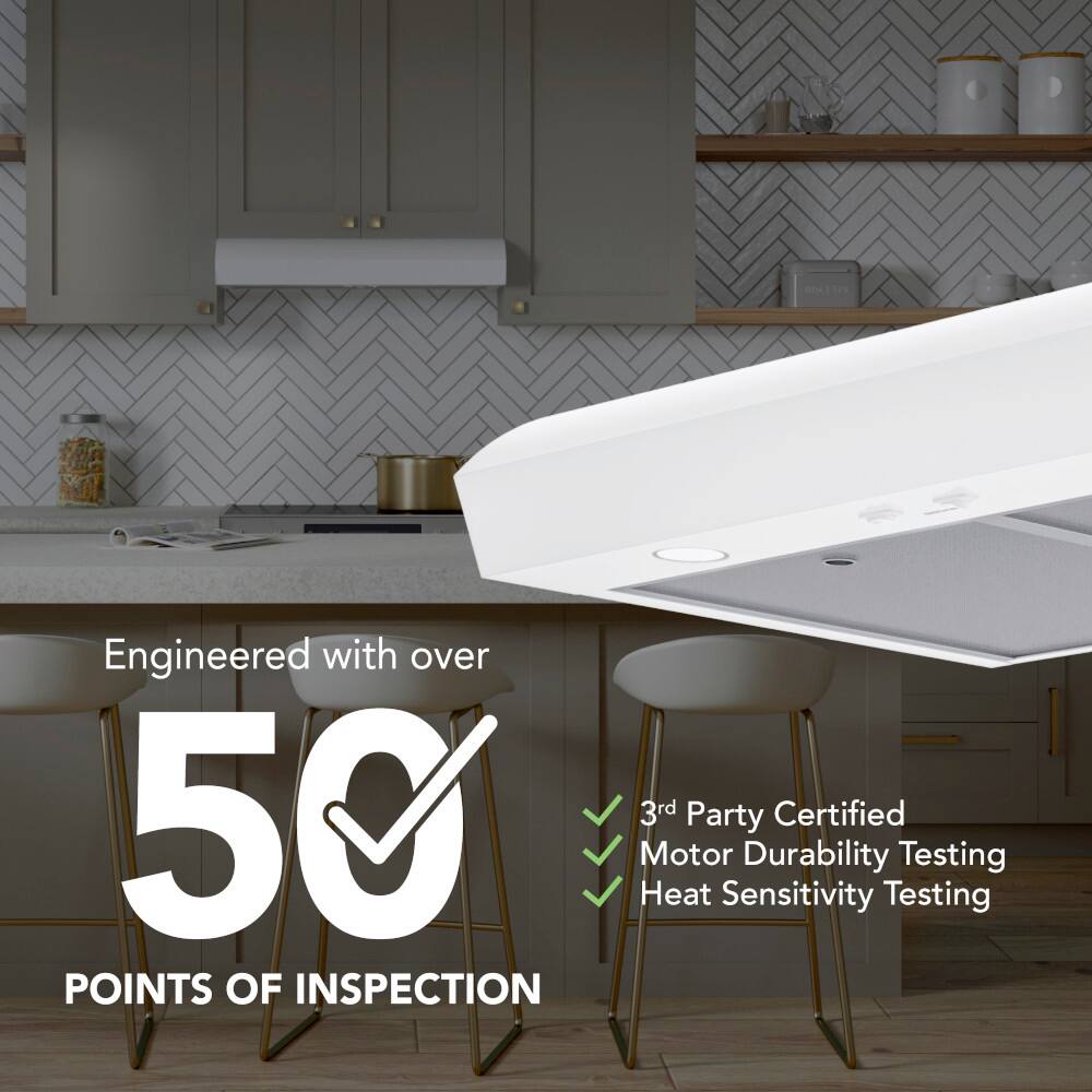 Engineered with over 50 3rd Party Certified Motor Durability Testing, Heat Sensitivity Testing, and 3-Party Certified Motor Durability Testing Points of Inspection.