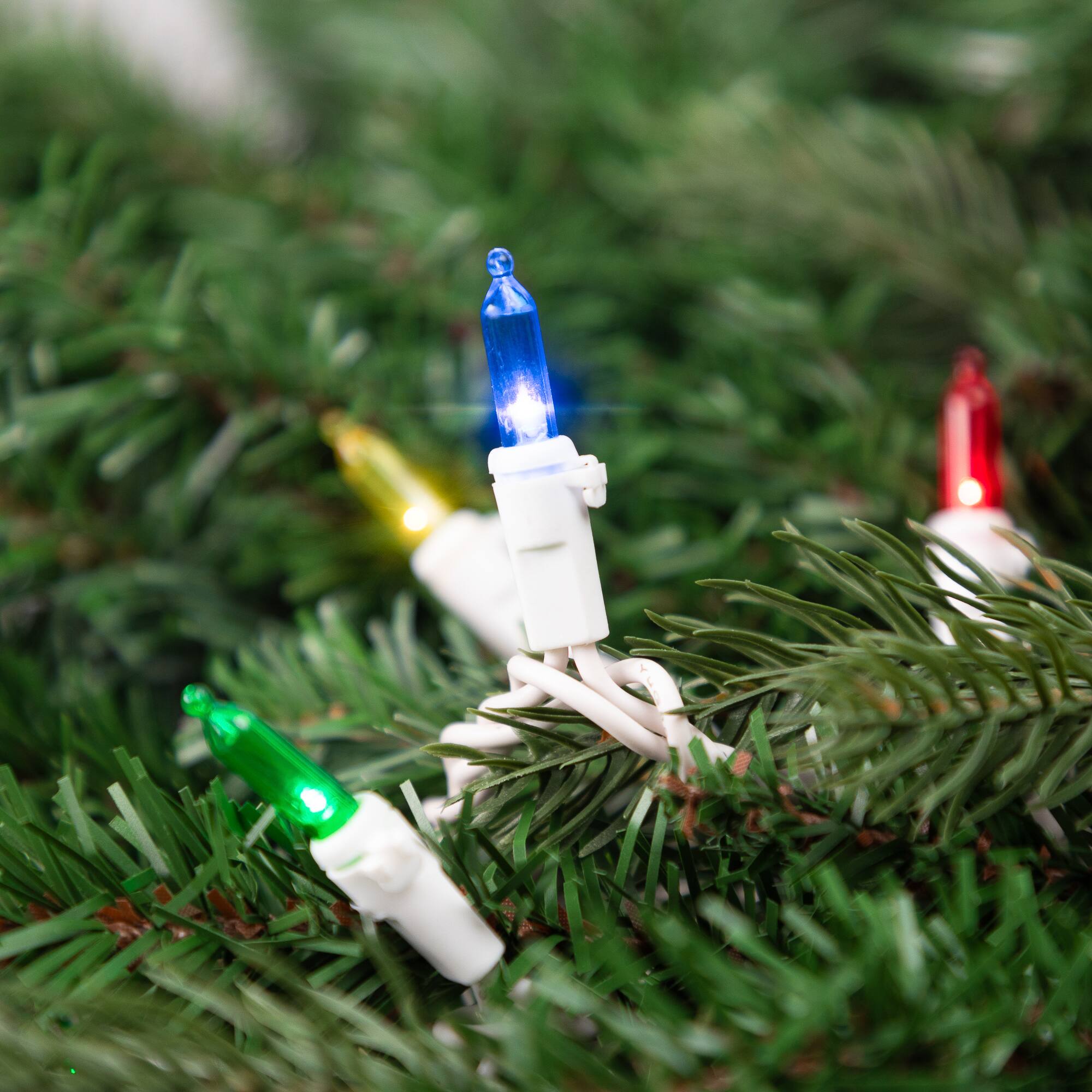 Alt View 2. Northlight - LED Mini Christmas Lights - Multi-Color - 11.25' White Wire - 35ct - Multi.