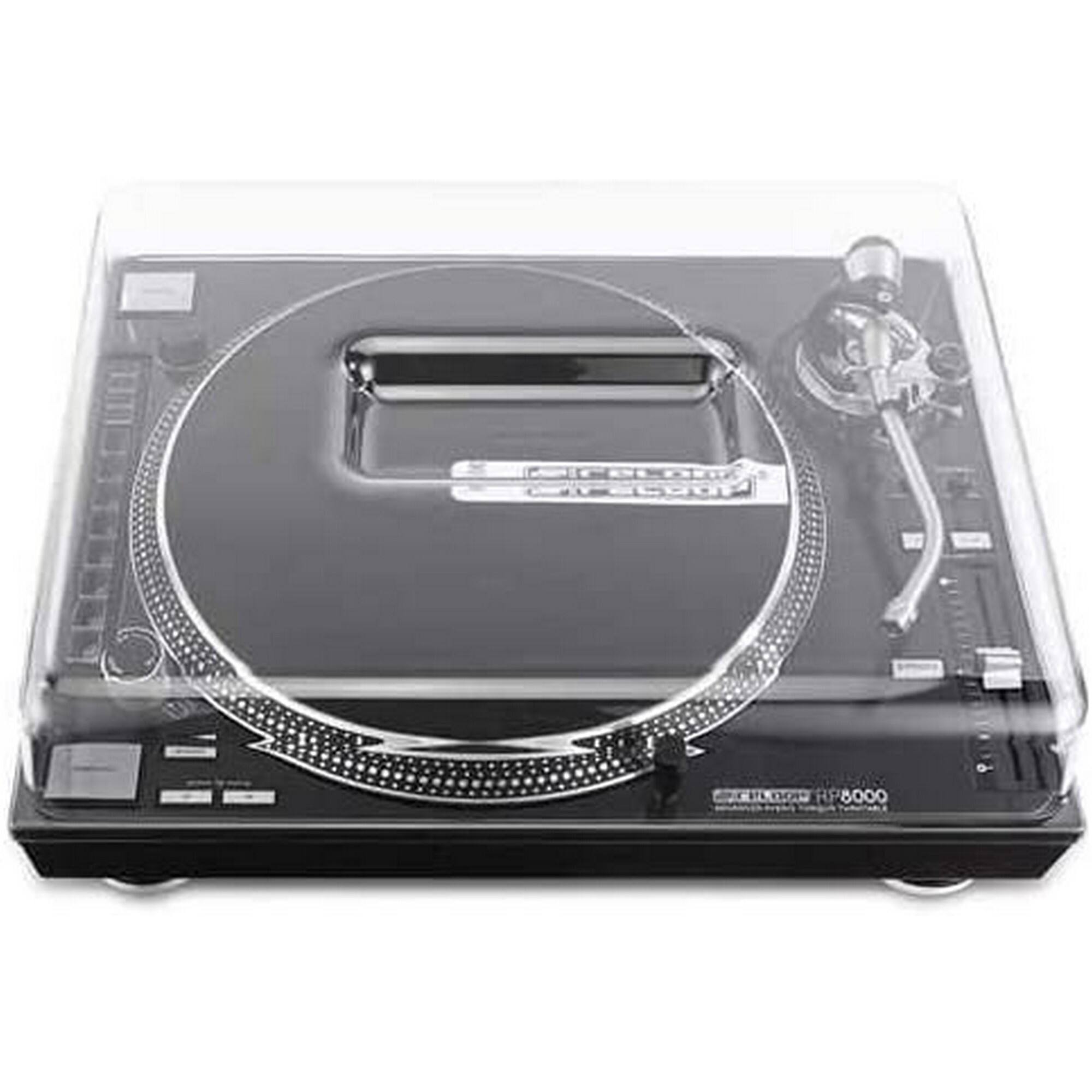 Angle. Decksaver - Decksaver Reloop RP8000MK2/8000/7000MK2/7000 Turntables Polycarbonate Cover.