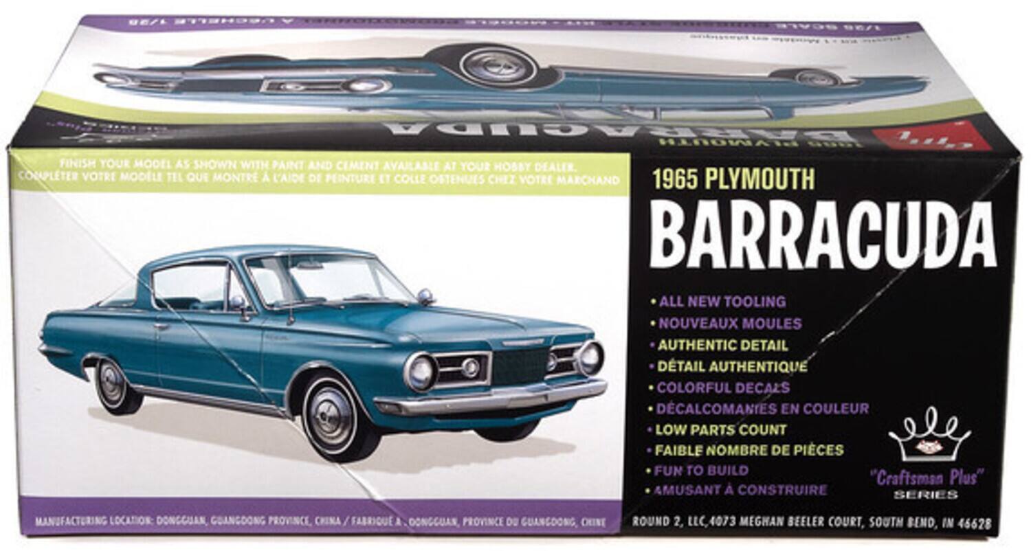 PopMarket AMT 1965 Plymouth Barracuda Craftsman Plus 1/25 Scale Model ...