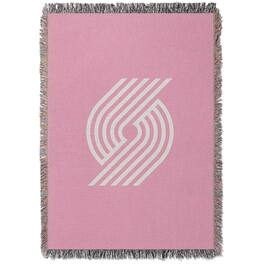 Chad & Jake - Portland Trail Blazers Woven Blanket - Pink
