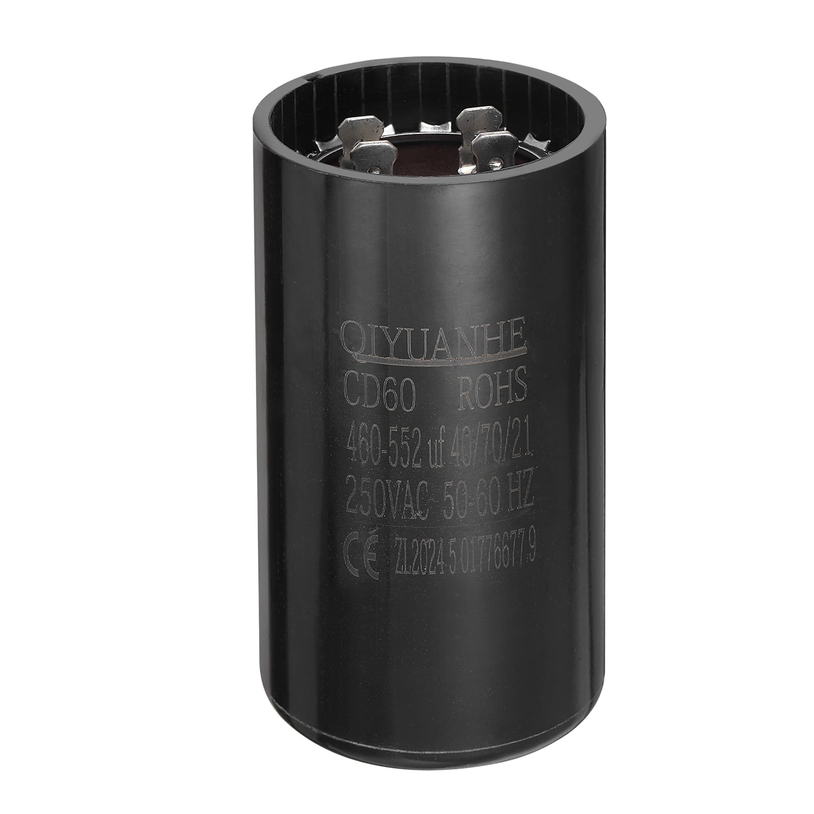 Unique Bargains - CD60 Motor Run Capacitor, 460-552uF MFD AC250V, 50-60Hz, for Electric Motor, 46x86mm - Black price history on PriceWatchPro