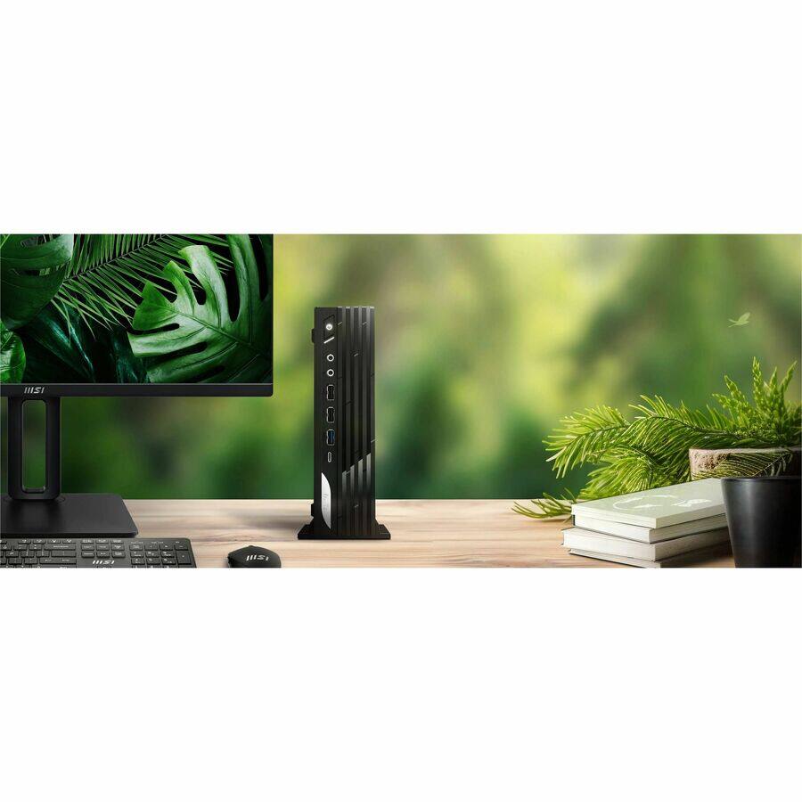 Alt View 8. MSI - MSI PRO DP21-002US Small form factor Desktop PC, Intel Core i7-14700, vPRO, 32GB, 1TB SSD, WIN 11 PRO - MSI PRO DP21 - Black.