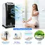 SOSTWAY 4-in-1 Evaporative Cooler O2 Without Water Regular Fan Add Water Fan + Humidifier Add Ice Cubes Cooler Wind Anion Fresh Air
