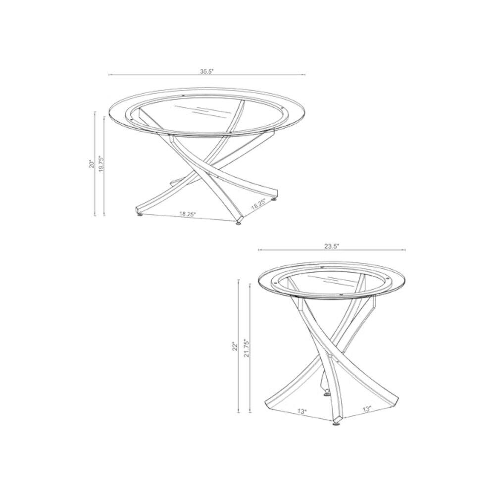 35.5"  
20"  
19.75"  
18.25"  
18.25"  
23.5"  
22"  
21.75"  
13"  
13"