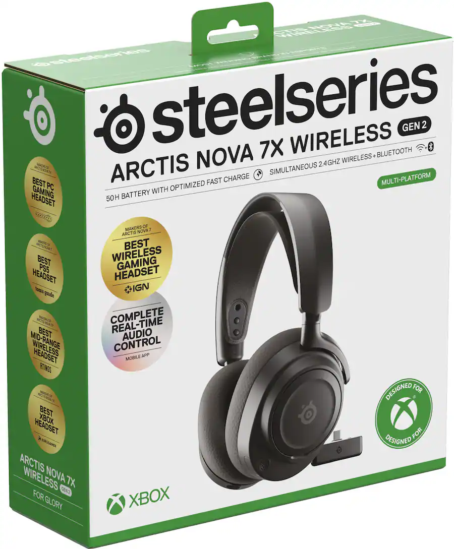 SteelSeries Arctis Nova 7X Gen Wireless Over The Ear Multi