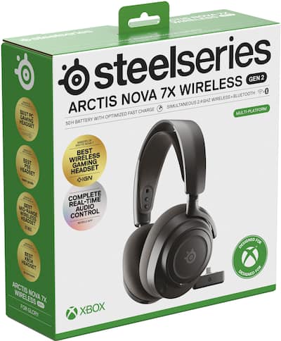 SteelSeries Arctis Nova 7X Gen 2 Wireless Over The Ear Multi SteelSeries Arctis Nova 7X Gen 2 Wireless Over The Ear Multi