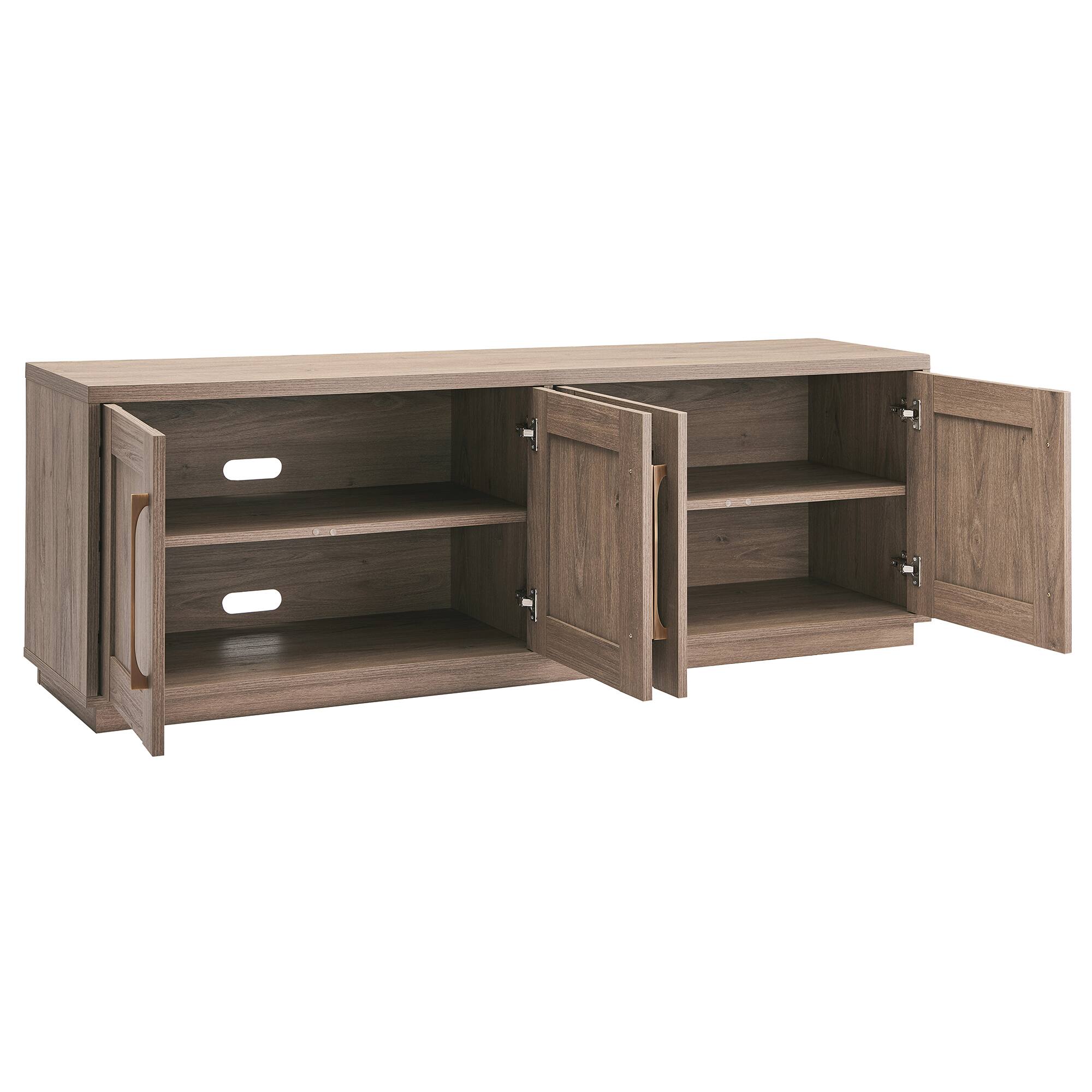 Alt View 16. Camden&Wells - Tillman TV Stand for Most TVs up to 75" - Antiqued Gray Oak.