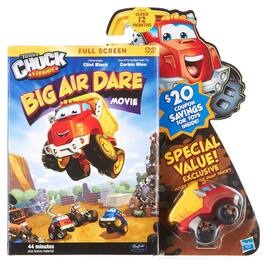 Hasbro - Tonka Chuck & Friends Big Air Dare DVD Movie And Bonus Toy Vehicle - Multi