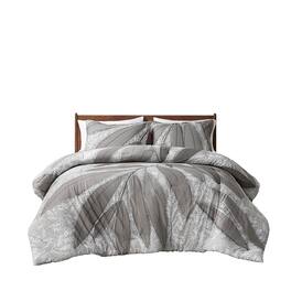 Gracie Mills - Paloma Cotton Comforter Set - Gray