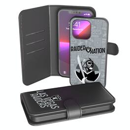 Keyscaper - NFL - Las Vegas Raiders iPhone Wallet Case - 14 - Black